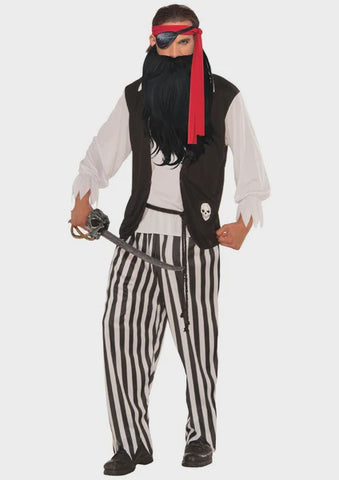 Adult Costume - Pirate Costume Mens Standard / X Large