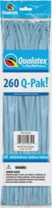 260Q Qualatex Modelling Balloons - Light Blue Pk50