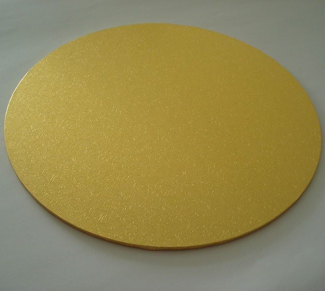 Cake Boards - Round Gold 11"/28 cm