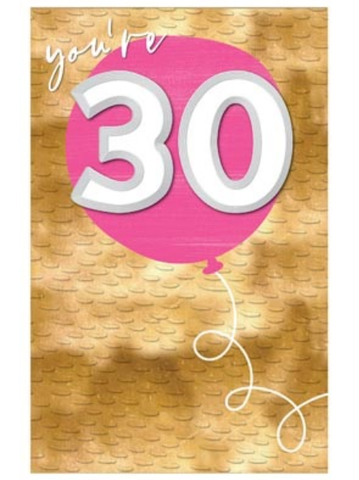 Birthday Card - 30th Female