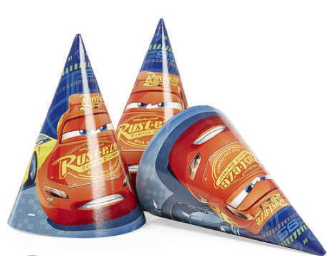 Party Hats - Cars 3 Cone Hats