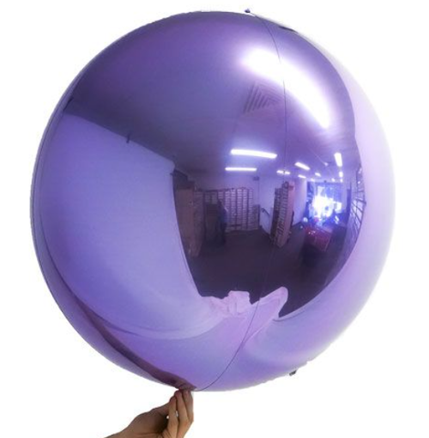 Foil Balloon Loon Balls 32'' - Metallic Lilac