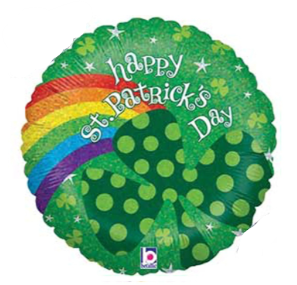 Foil Balloon 18" - St. Patrick's Day  Rainbow