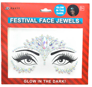 Face Jewels -  Diamonte Face Stickers Gem