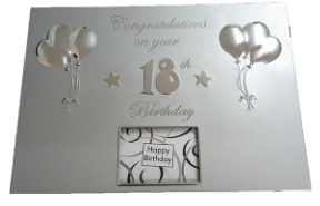 Guest Book - 18th Birthday Memories and Guest Book Silver