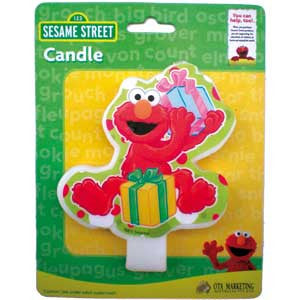Birthday Candle Set - Sesame Street Elmo