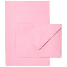 Stationery- Envelopes Pink 15Pcs