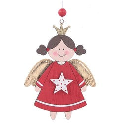 Christmas Ornament - Red Angel