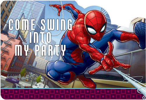 Invites - Spider Man Webbed Wonder Postcard Invitations