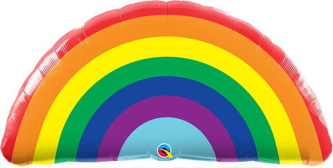 Foil Balloon Supershape -  Qualatex Foil Shape 91cm (36") Bright Rainbow