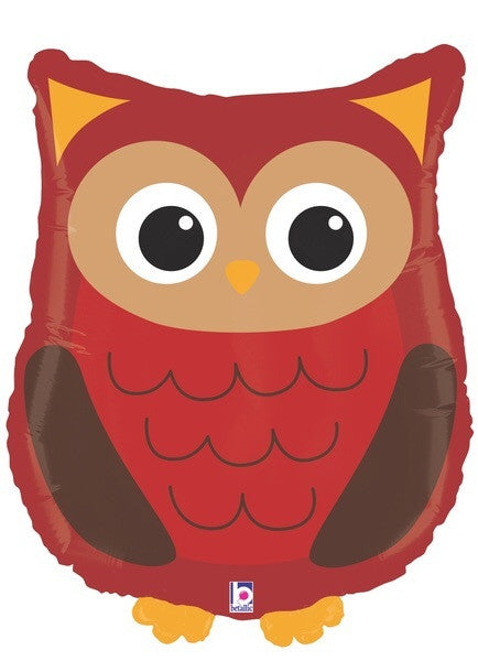 Foil Balloon Supershape - Woodland Owl