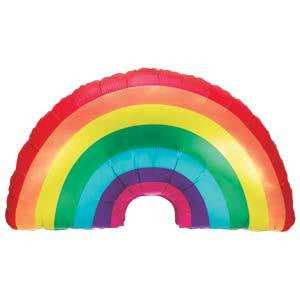 Foil Balloon Supershape - Rainbow