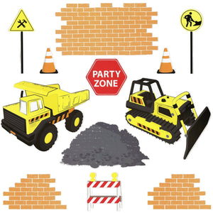 Wall Decoration - Construction Truck Party Supplies