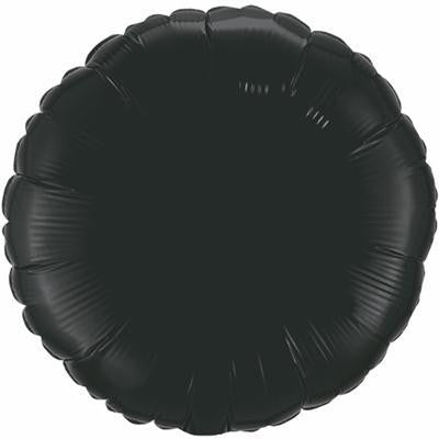 Foil Balloon 18" - Round (Black)
