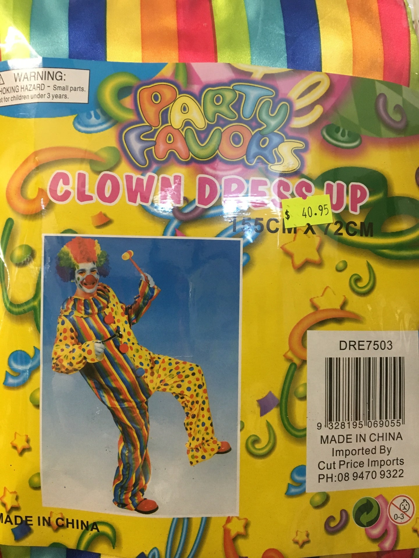 Costume - Clown Dress Up (Adult)