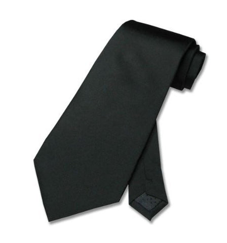 Neck Tie - Satin 145cm (Black)