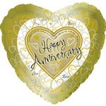 Foil Balloon 18" - Happy Anniversary