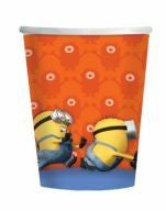 Printed Paper Cups - Despicable Me Minions Pk 8