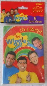 Invites - Wiggles Invitation Pack of 8