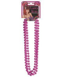 Necklace - Roaring 20s Flapper Beads (Pink)