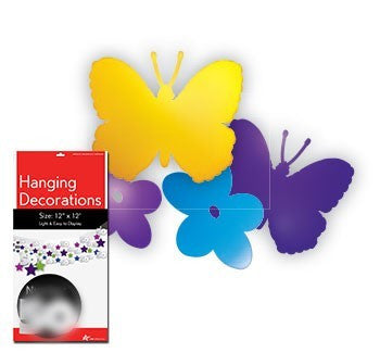 Hanging Decoration - Butterflies & Flowers
