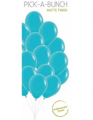 Latex Balloon 12" - Caribbean Blue 30cm Balloon 18pk  $7.95