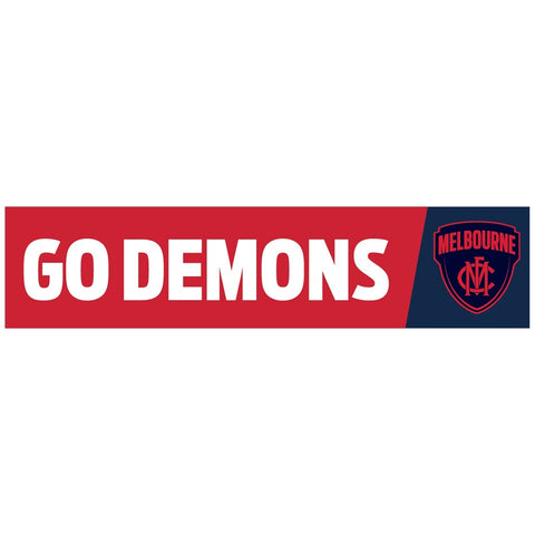 Paper Banner - AFL Melbourne Go Demons Banner