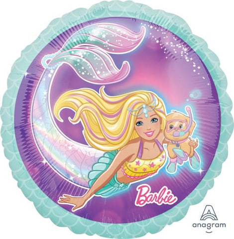 Foil Balloon 18" - Barbie Mermaid