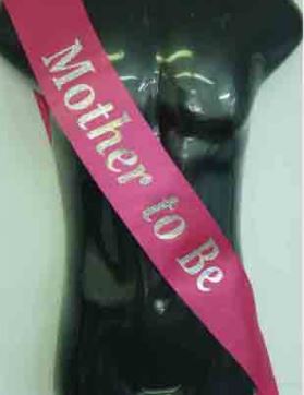 Sash - Pink Hens Night Sashes with Sparkle  Mother To Be