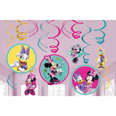 Minnie Mouse Happy Helpers Value Pack Foil Swirl Decorations