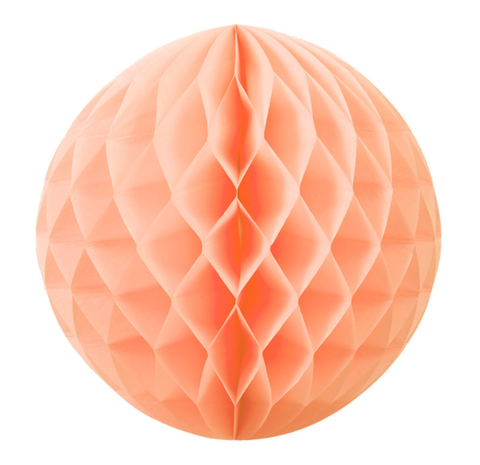 Honeycomb Ball Peach 1PK