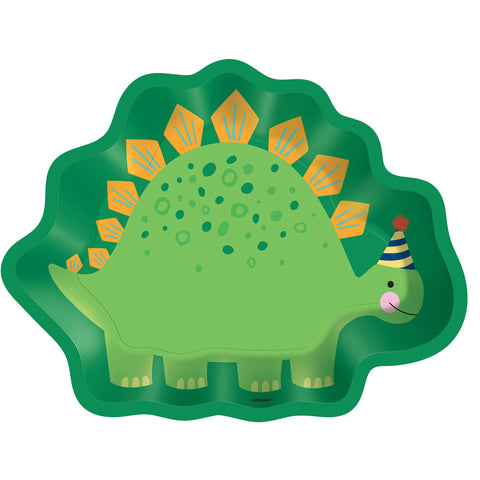 Paper Plates - Dino-Mite Party Dinosaur Shaped