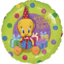 Foil Balloon 18" - Tweety Birthday Surprise
