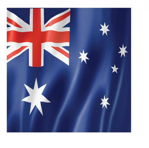Printed Lunch Napkins - Australia Flag