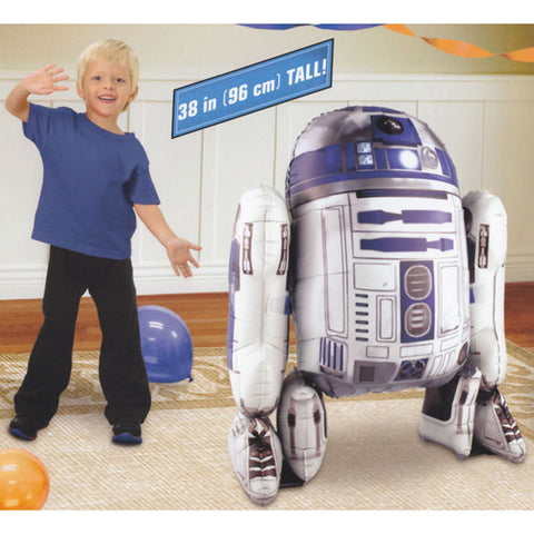 Foil Balloon Air Walker - Star Wars R2-D2
