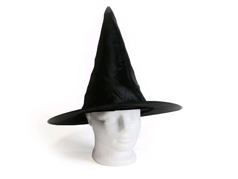 Hat - Witches Satin 37cm Black (Child)