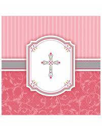 Printed Lunch Napkins 2 Ply - Blessings (Pink) Pk 16