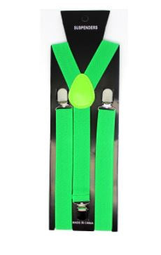 Suspenders - Green  (Plain)
