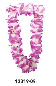 Hawaiian Lei - Light Purple and White