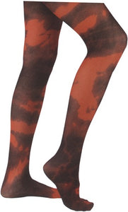 Tights - Tie Dye Red
