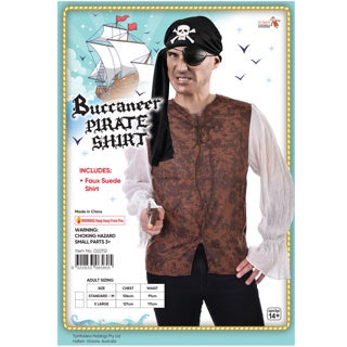 Costume - Adult Buccaneer Pirate Shirt Standard/XL