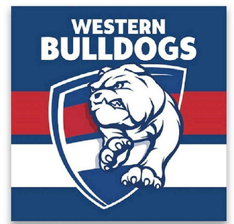 Printed Lunch Napkins - AFL Western Bulldogs Pk16