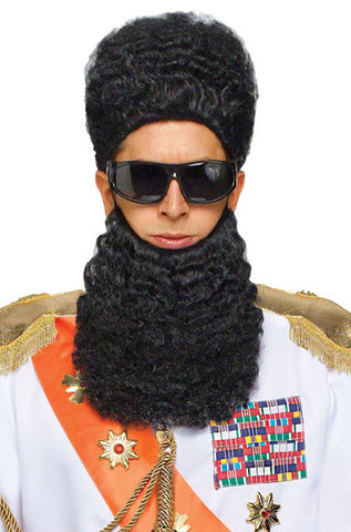 Wig - Dictator with Beard (Black)