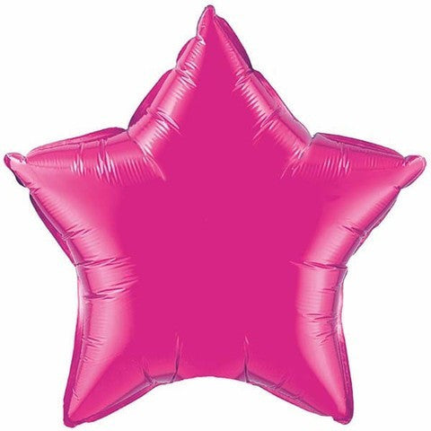 Foil Balloon 20" - Star (Magenta)