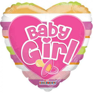 Foil Balloon 18" - Kaleidoscope Baby Boy Girl Heart