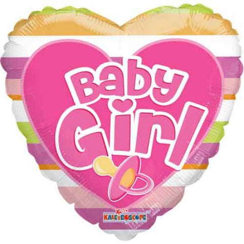 Foil Balloon 18" - Kaleidoscope Baby Boy Girl Heart