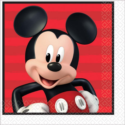 Lunch Napkins - Mickey On The Go 16PK