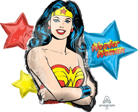 Foil Balloon Supershape - Wonder Woman