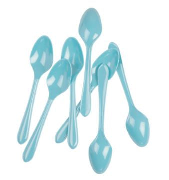 Plastic Spoons - FS Dessert Spoon Pastel Blue 20pk