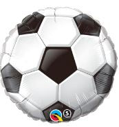 Foil Balloon 18" - Soccer Ball 45cm Qualatex